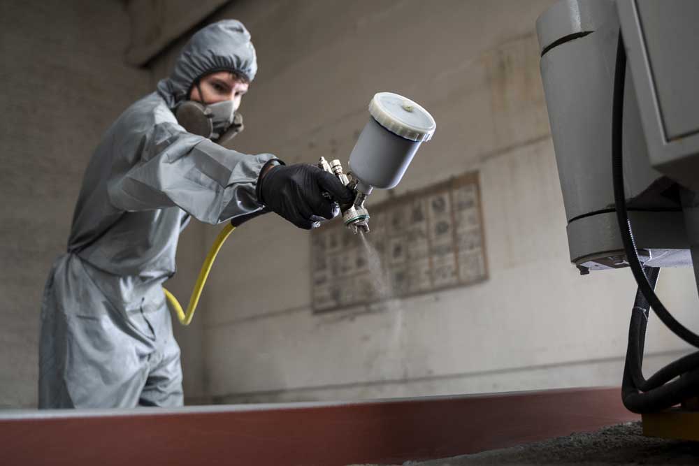 aplicació de pintura intumescent aplicació de pintura intumescent