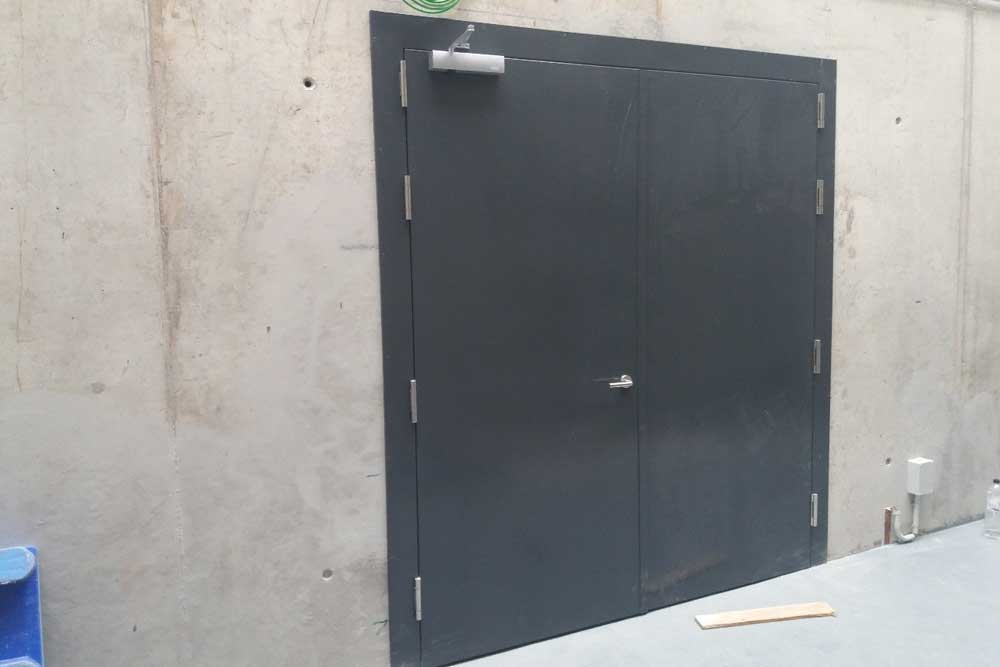 porta RF resistent al foc
