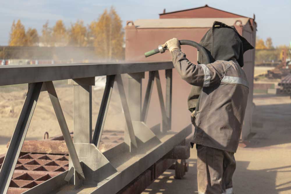 sandblasting
